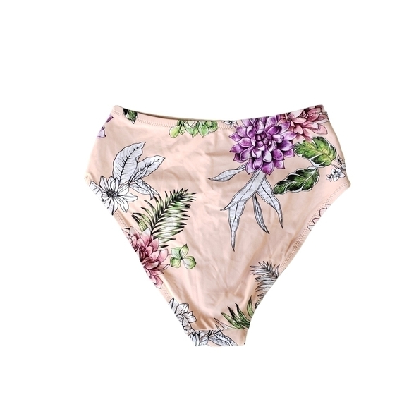 LETARTE Cabo Blush Pink Floral Print Bikini sz XS - Picture 11 of 16